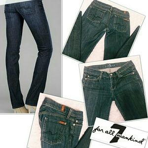 👖7FAMK Straight Leg Size 26 Jeans